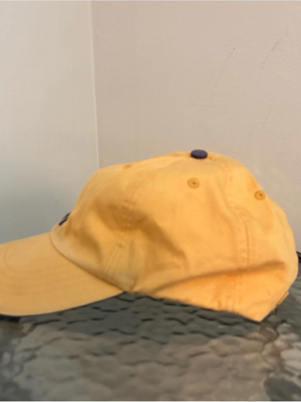 Vintage Abercrombie & Fitch Yellow Baseball Cap